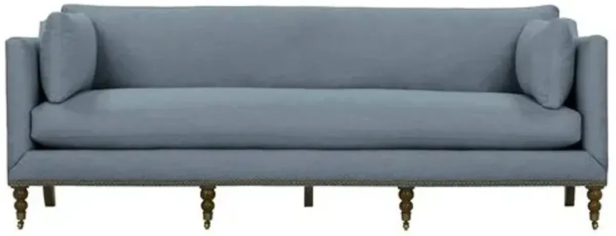 Margot 90" Linen-Blend Sofa