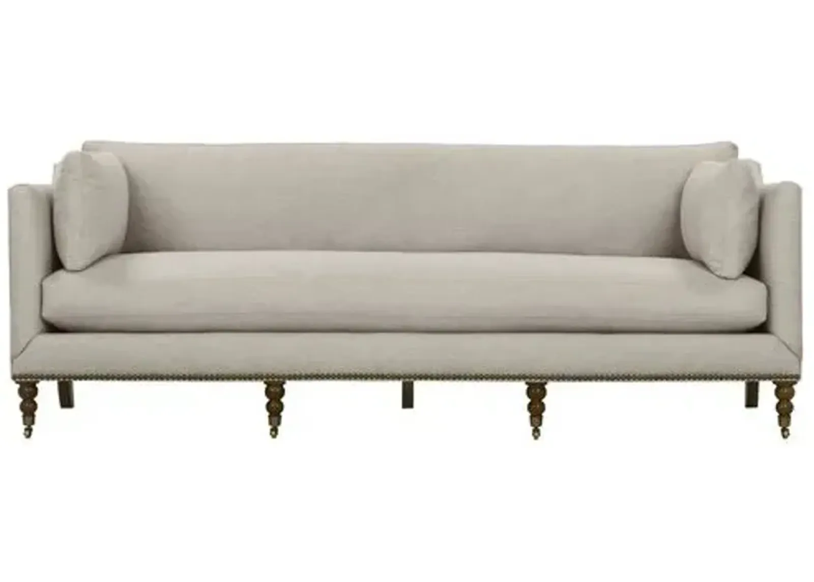 Margot 90" Linen-Blend Sofa