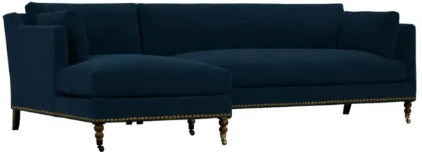 Margot Velvet Sectional Chaise