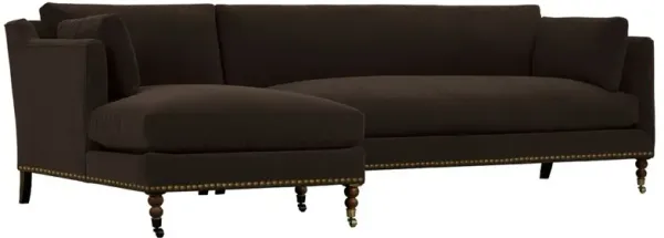 Margot Velvet Sectional Chaise