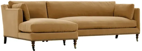 Margot Velvet Sectional Chaise