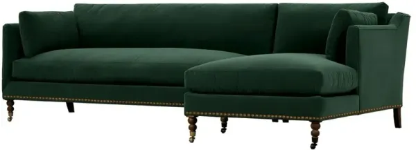 Margot Velvet Sectional Chaise