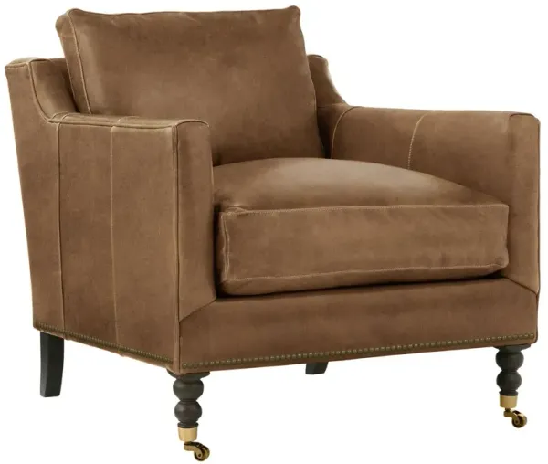 Margot Leather Accent Chair