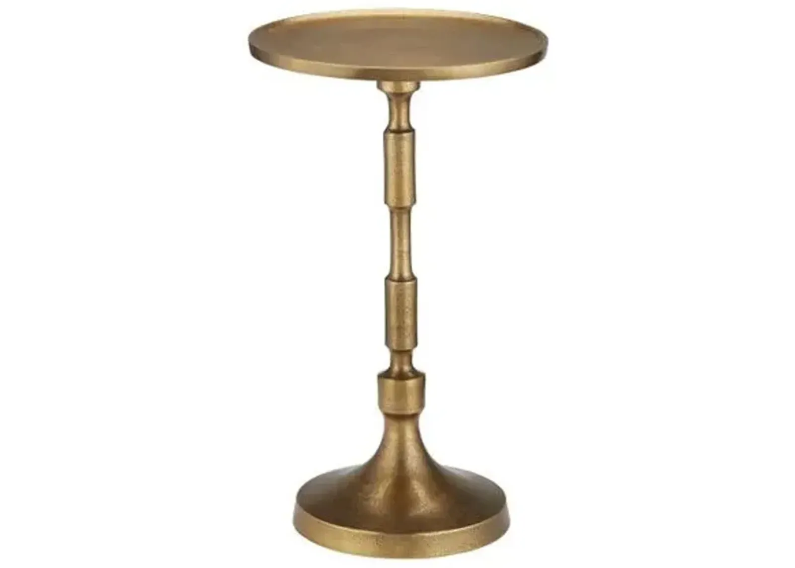 Pascal Accent/Drink Table - Gold - Currey & Company