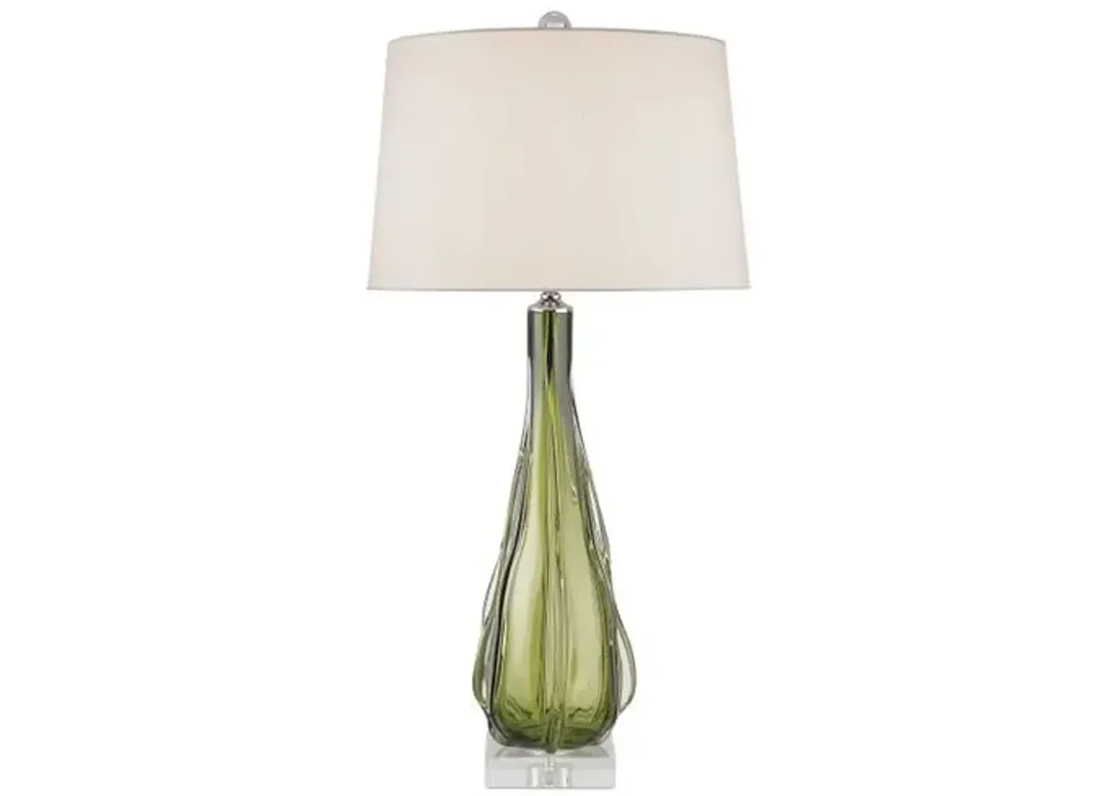 Zephyr Table Lamp - Green - Currey & Company