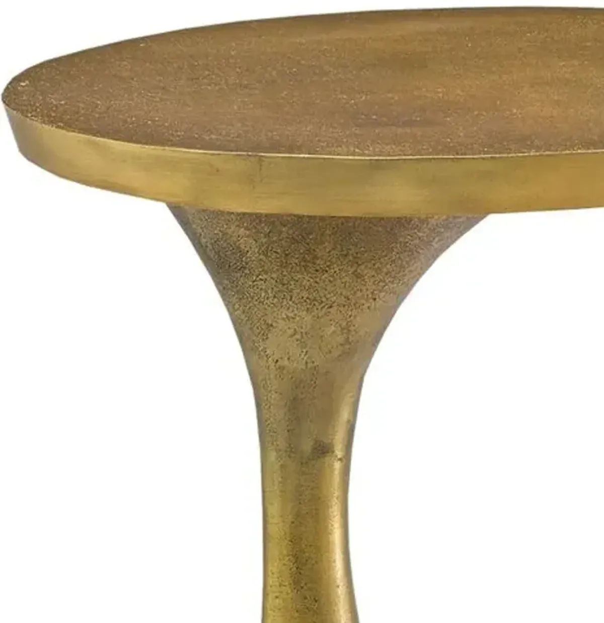 Ishaan Accent/Drink Table - Currey & Company - Gold