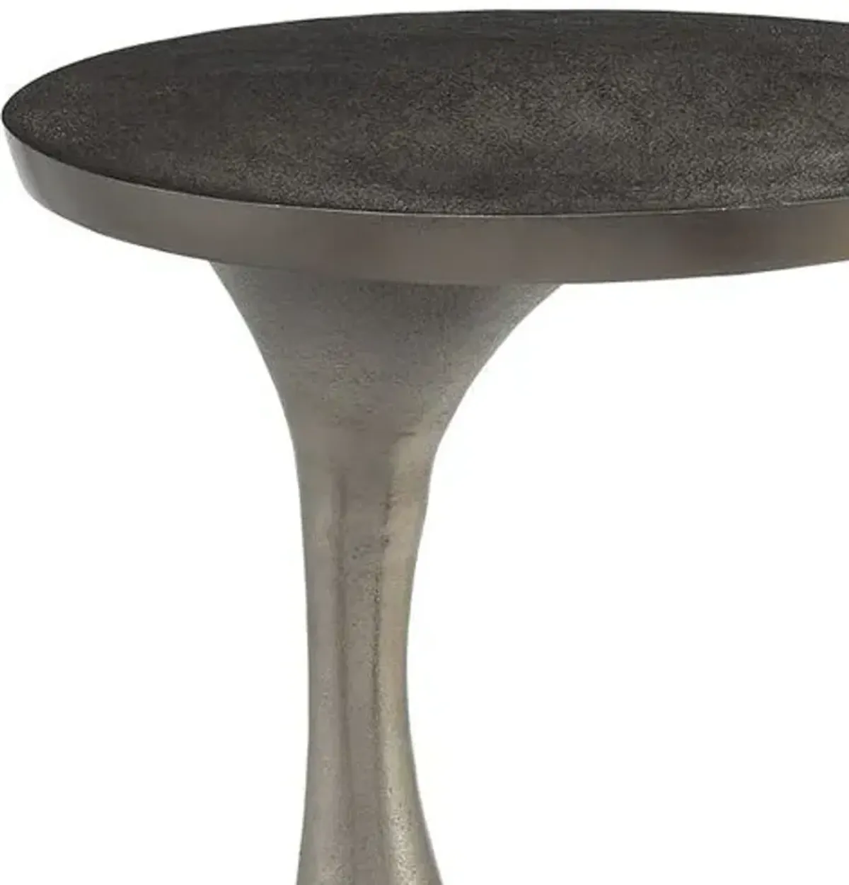 Ishaan Accent/Drink Table - Currey & Company - Silver