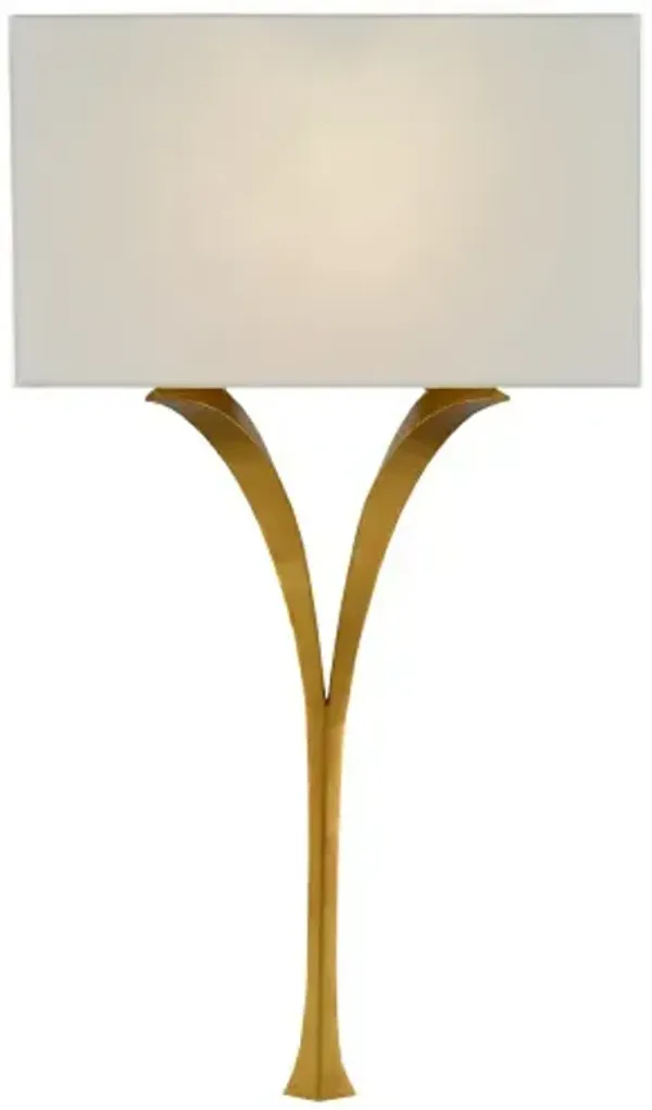 Choisy Wall Sconce - Antique Gold - Currey & Company