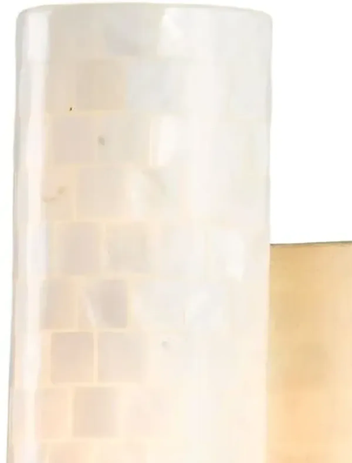 Abadan Mother of Pearl Wall Sconce - Silver - Currey & Company