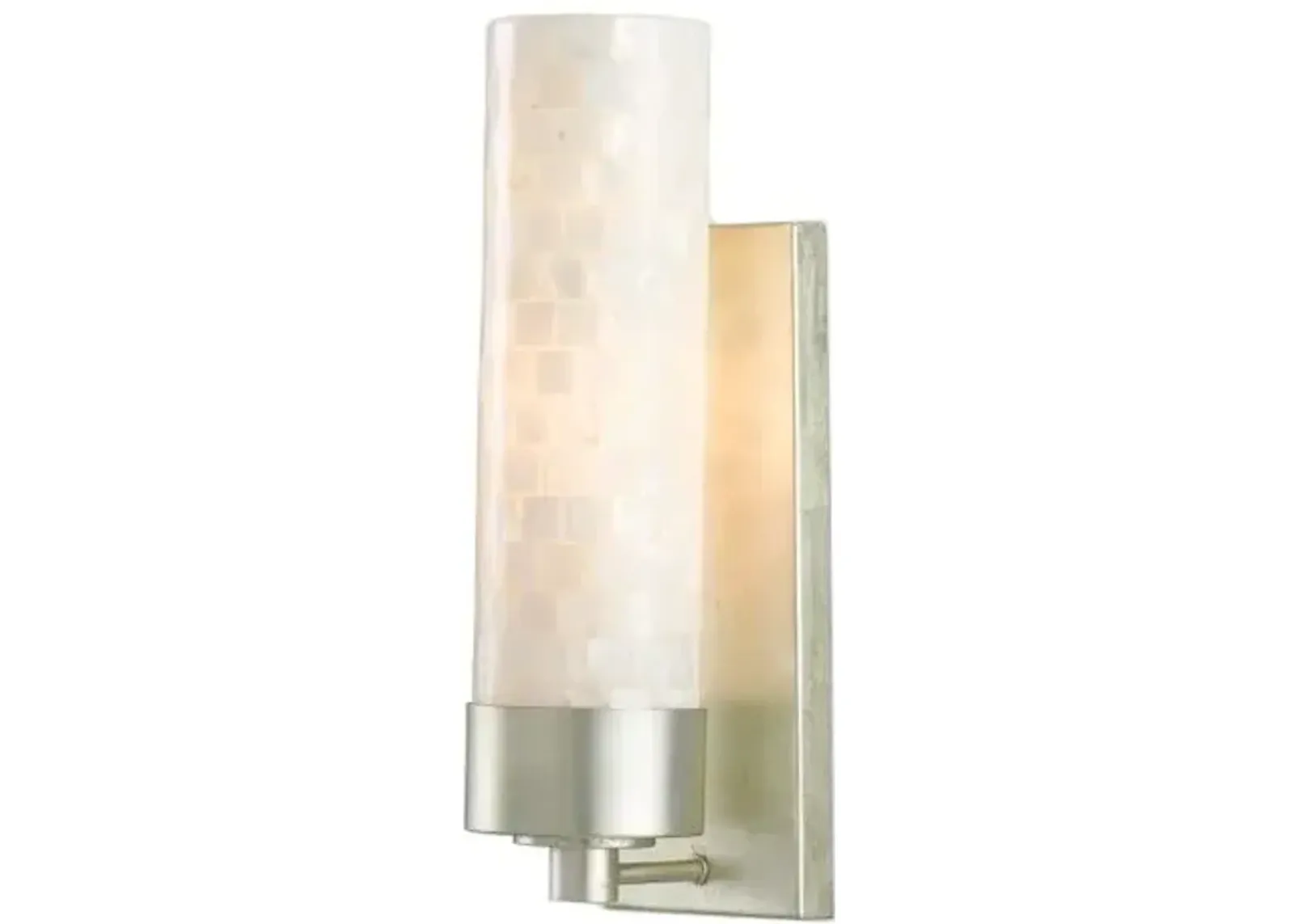 Abadan Wall Sconce - Silver - Currey & Company