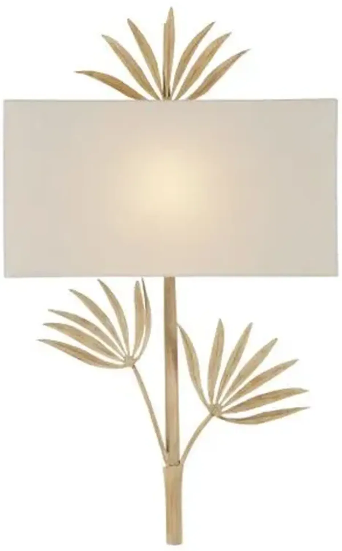 Calliope Wall Sconce - Coco Cream - Currey & Company - White