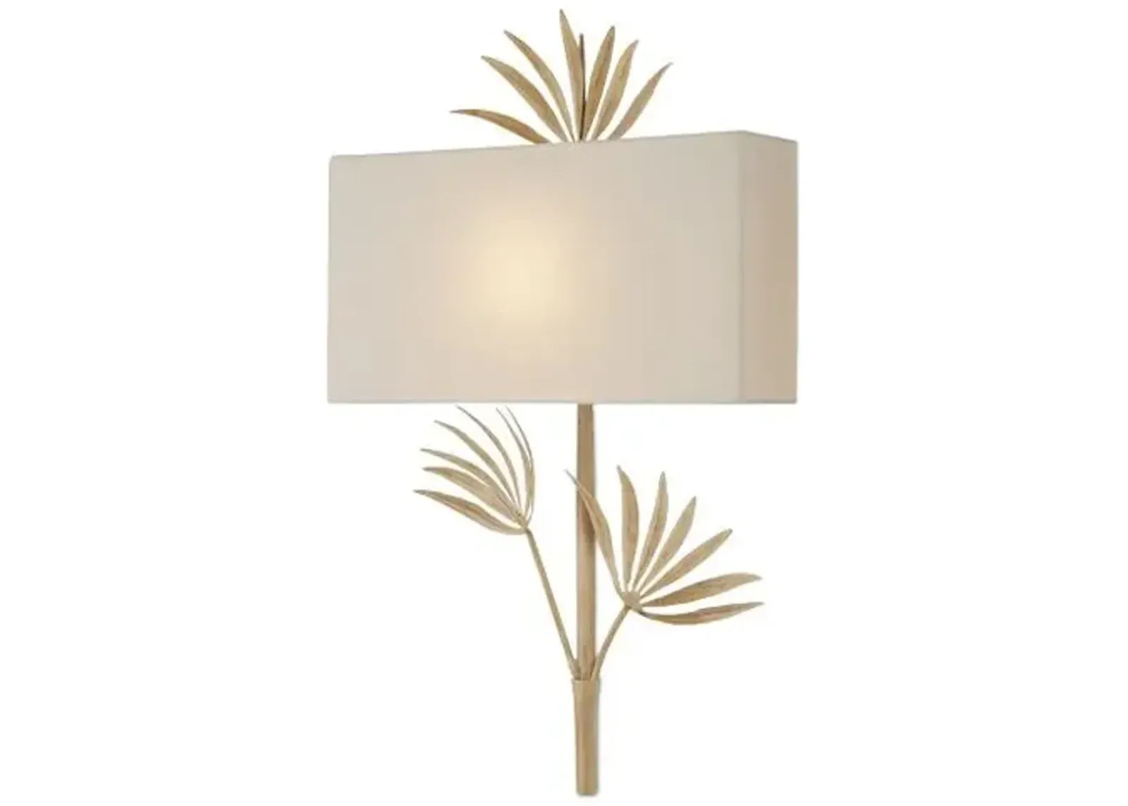 Calliope Wall Sconce - Coco Cream - Currey & Company - White