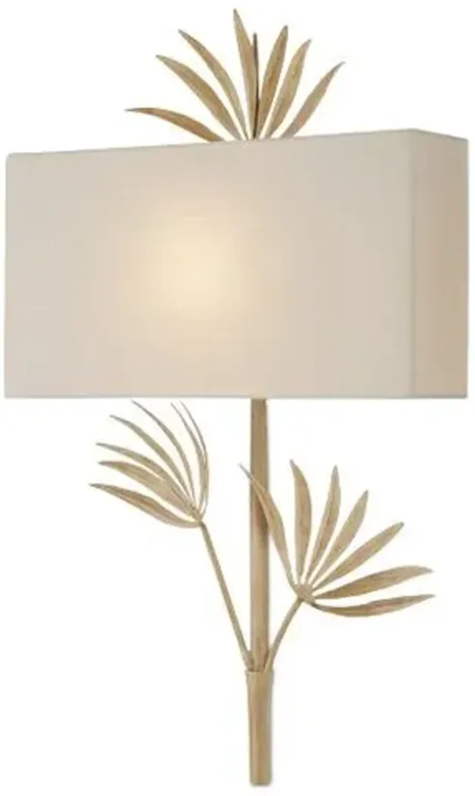 Calliope Wall Sconce - Coco Cream - Currey & Company - White