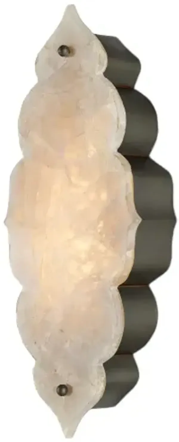 Andalusia Wall Sconce - Natural Stone - Currey & Company - Ivory