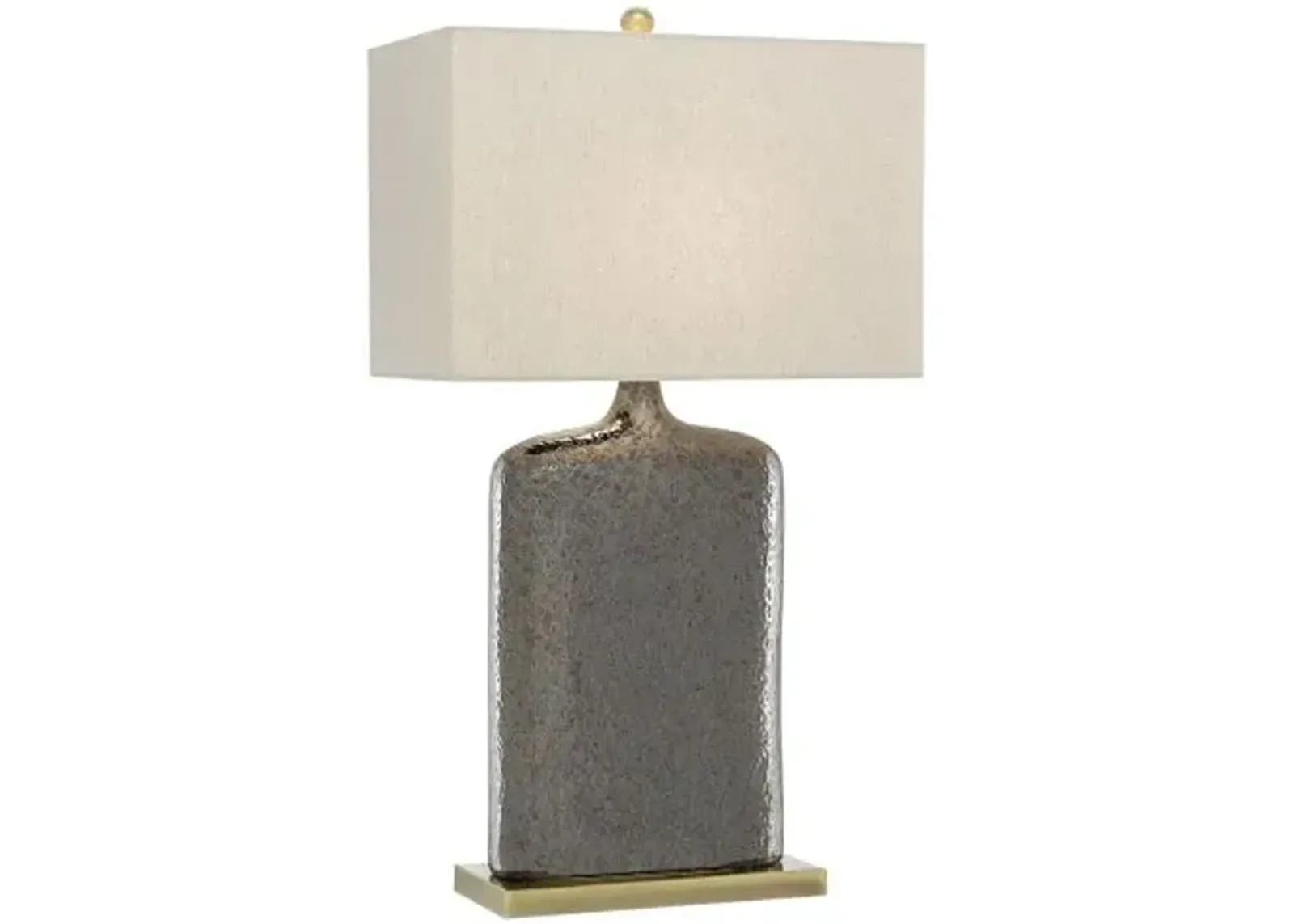 Musing Table Lamp - Rustic Metallic Bronze - Currey & Company - Brown