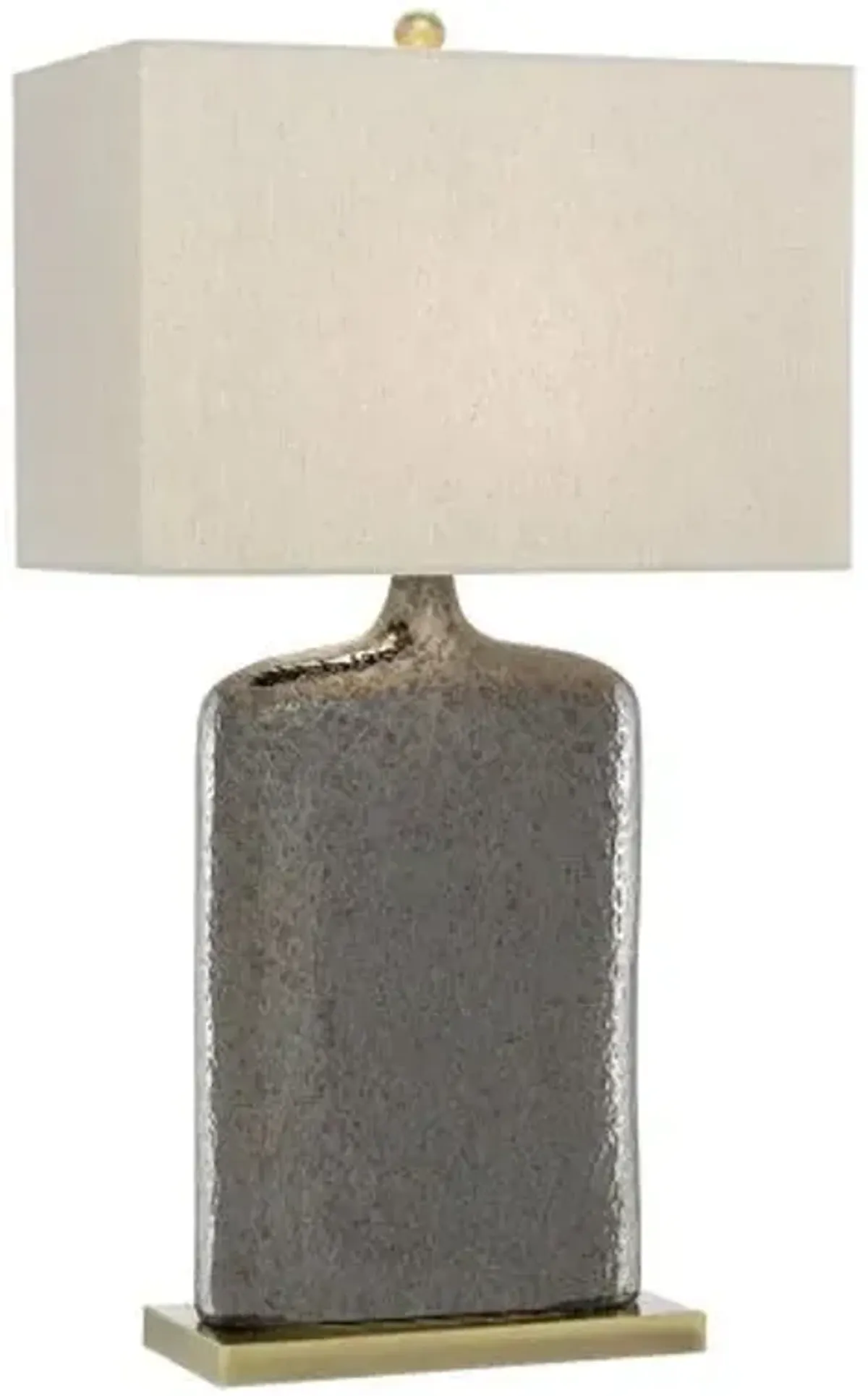 Musing Table Lamp - Rustic Metallic Bronze - Currey & Company - Brown