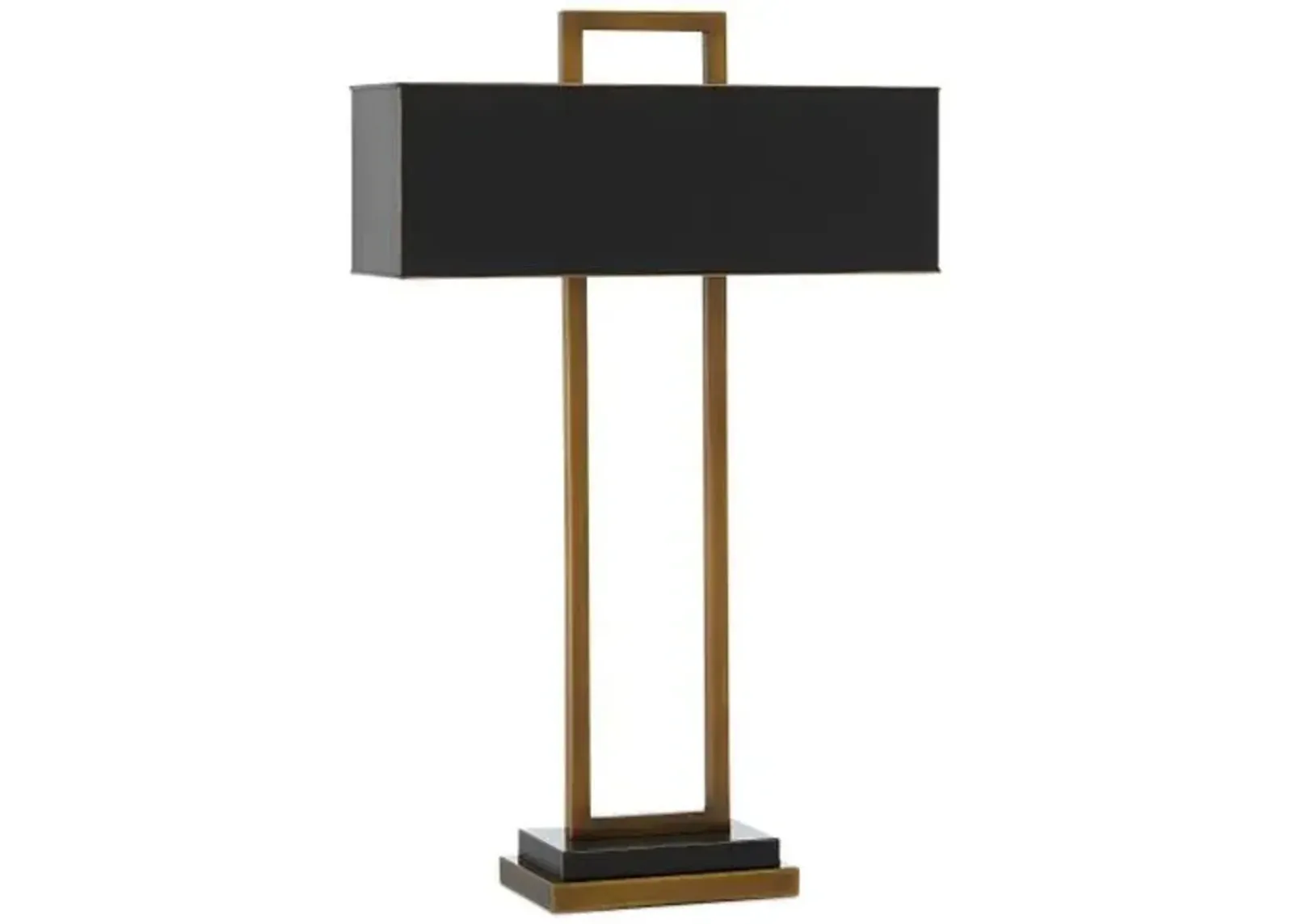 Otto Table Lamp - Antique Brass - Currey & Company - Gold