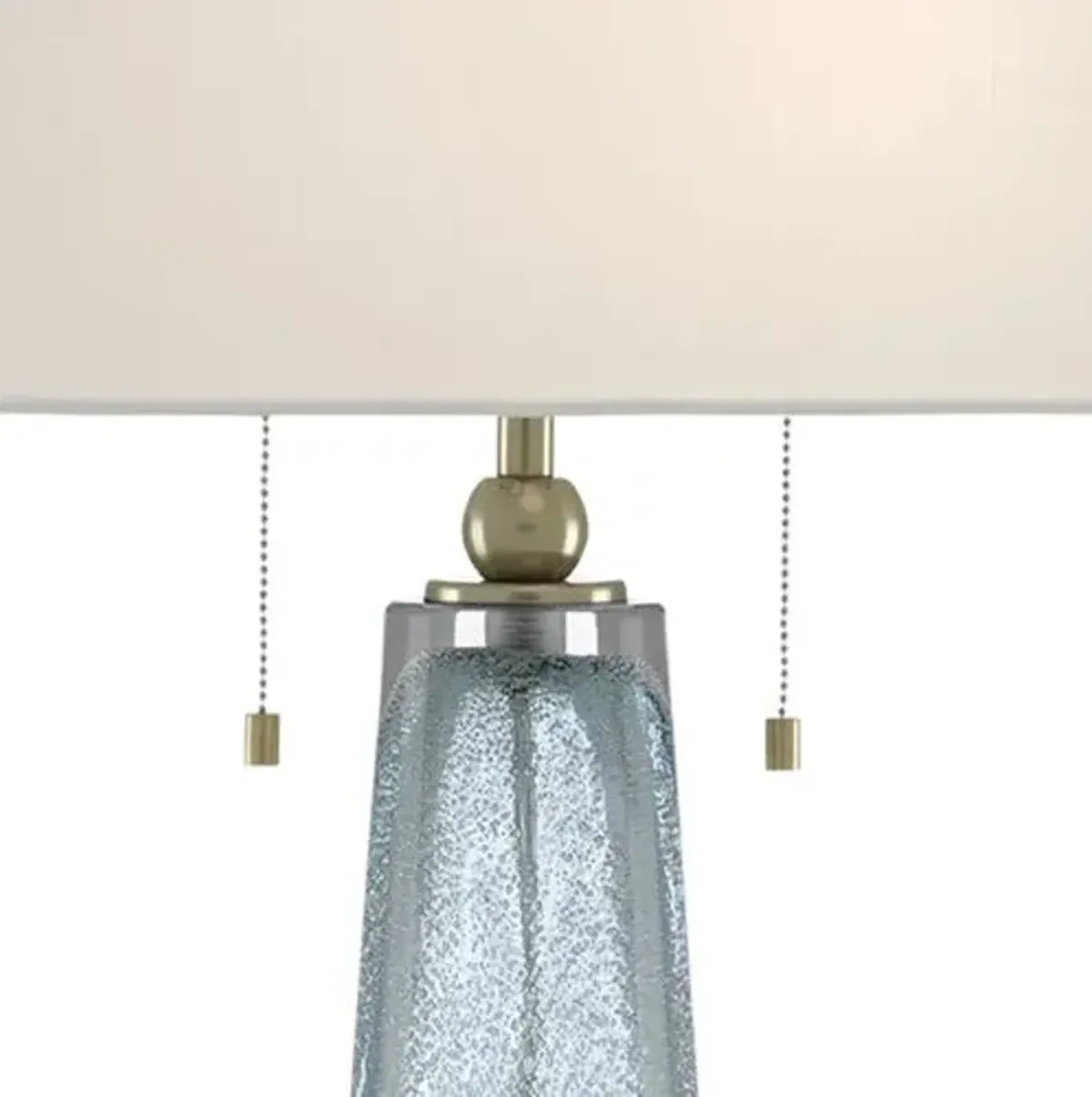 Looke Glass Table Lamp - Blue - Currey & Company