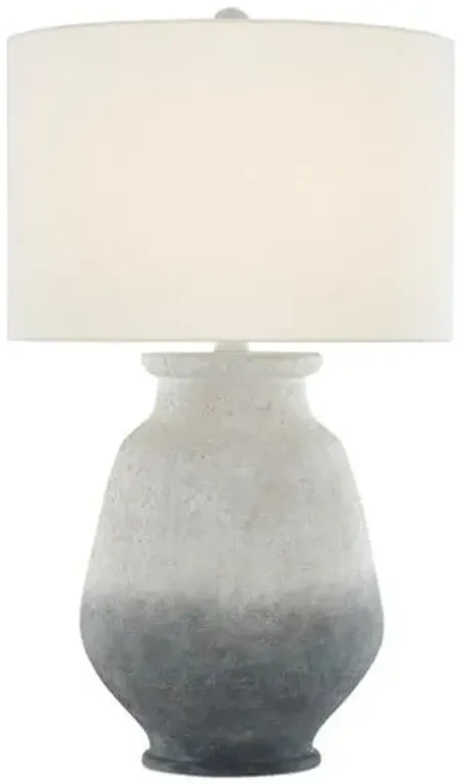 Cazalet Table Lamp - Ash Ivory/Blue/Black - Currey & Company