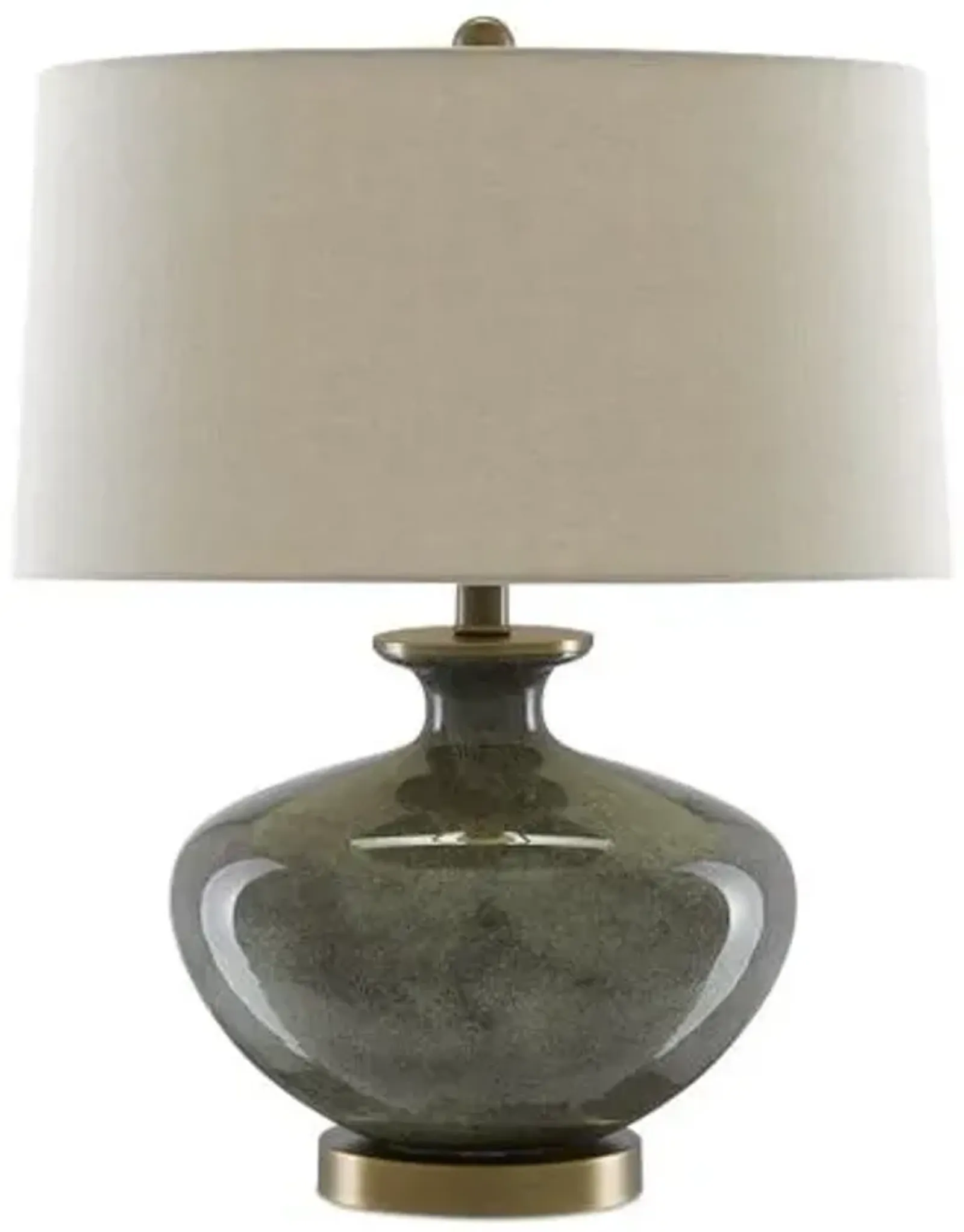 Greenlea Glass Table Lamp - Dark Gray - Currey & Company