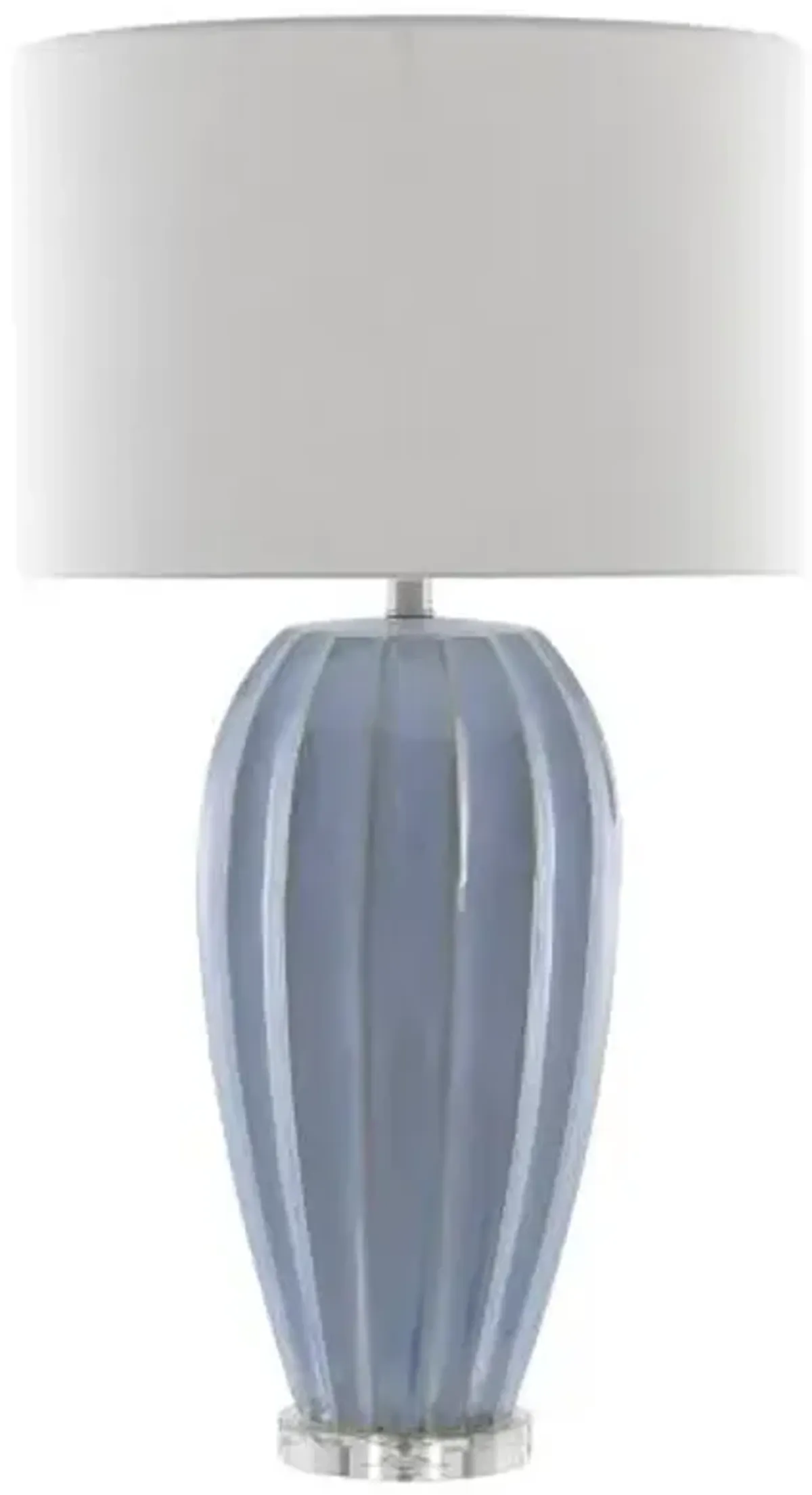 Bluestar Table Lamp - Light Blue/Clear - Currey & Company