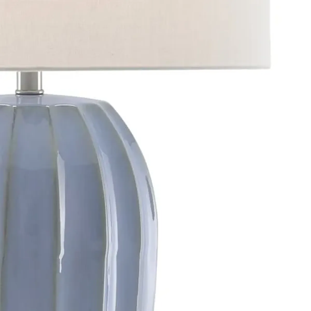 Bluestar Table Lamp - Light Blue/Clear - Currey & Company