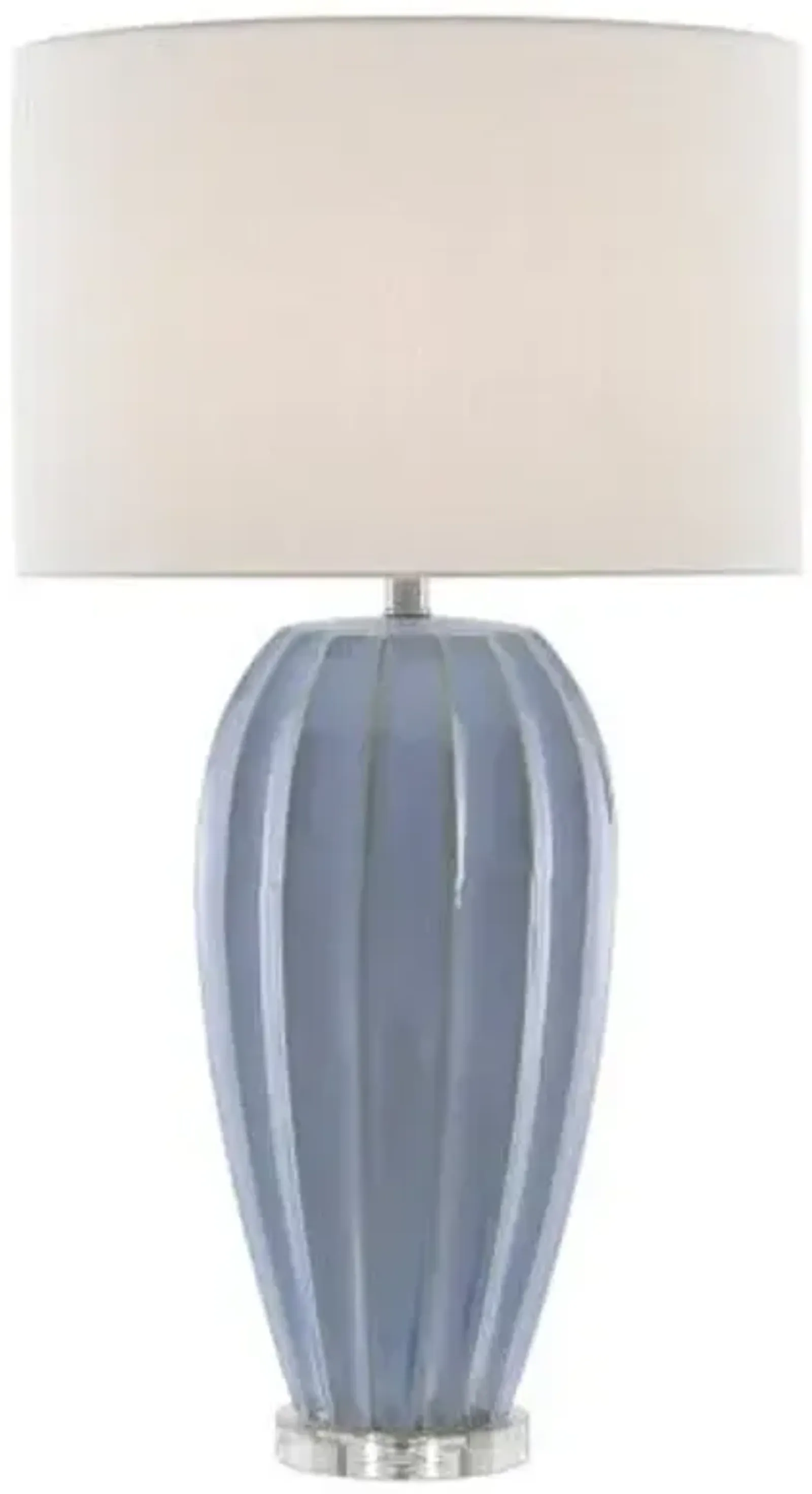 Bluestar Table Lamp - Light Blue/Clear - Currey & Company