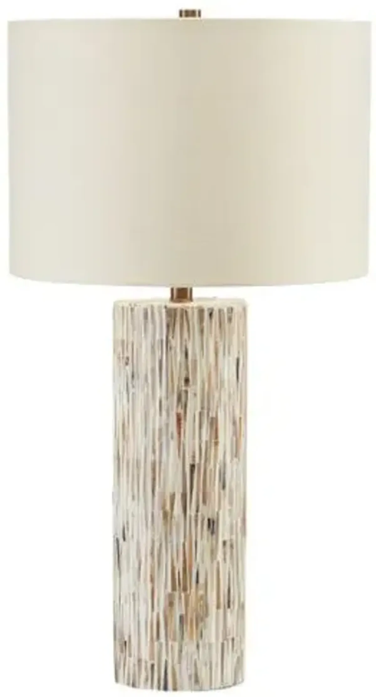 Aquila Table Lamp - Cream/Natural - Currey & Company - Brown