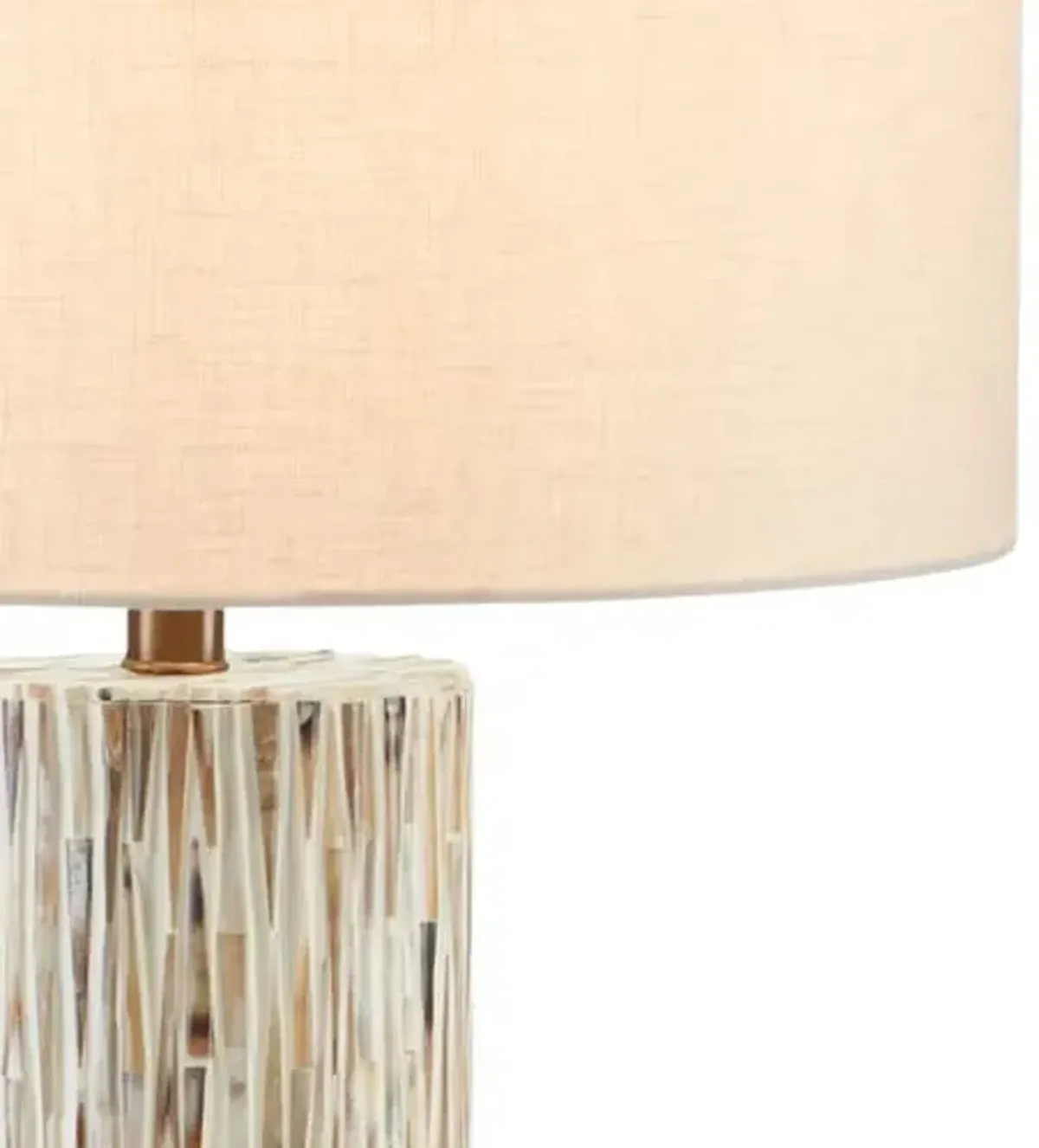 Aquila Table Lamp - Cream/Natural - Currey & Company - Brown