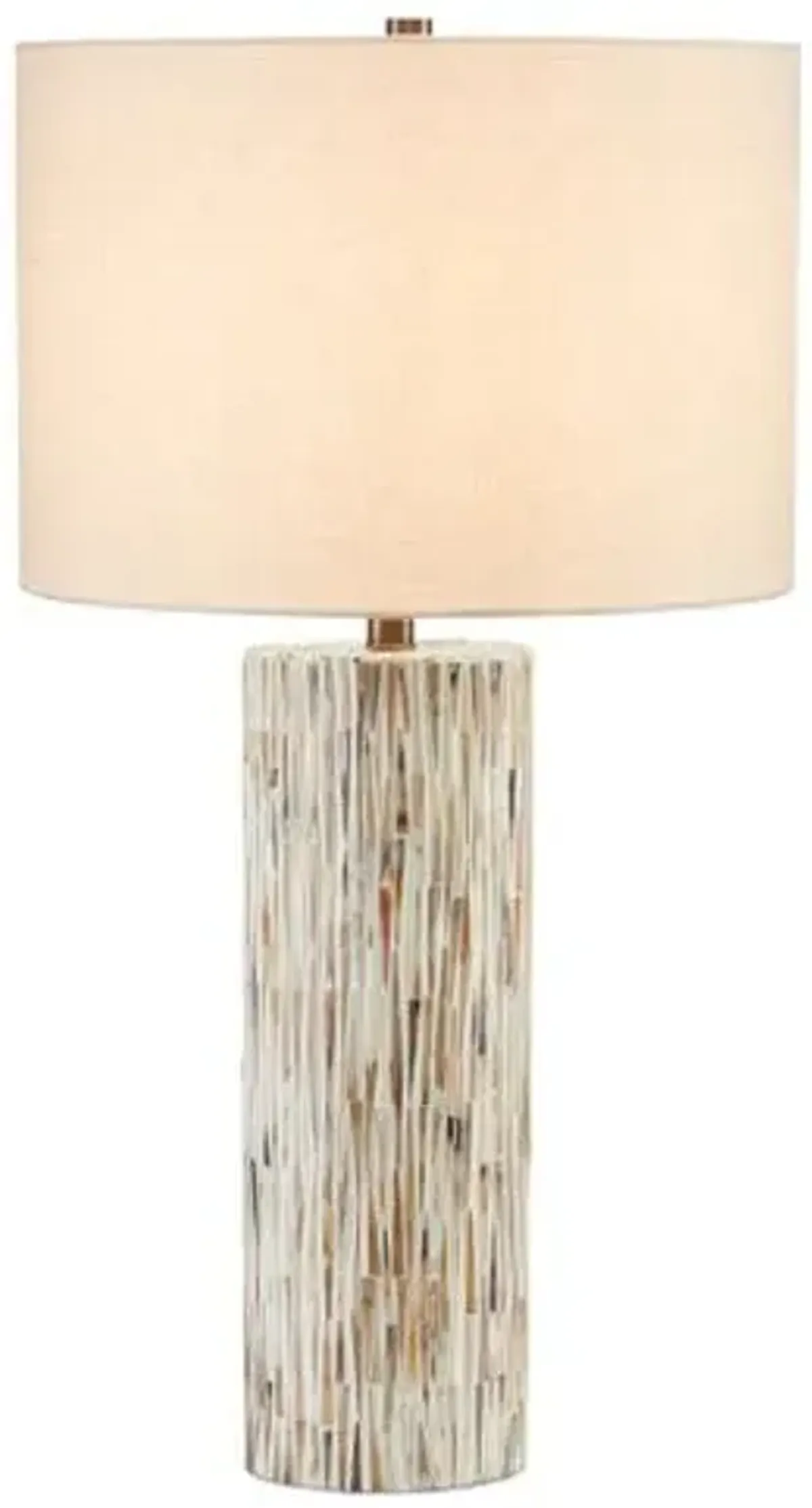 Aquila Table Lamp - Cream/Natural - Currey & Company - Brown