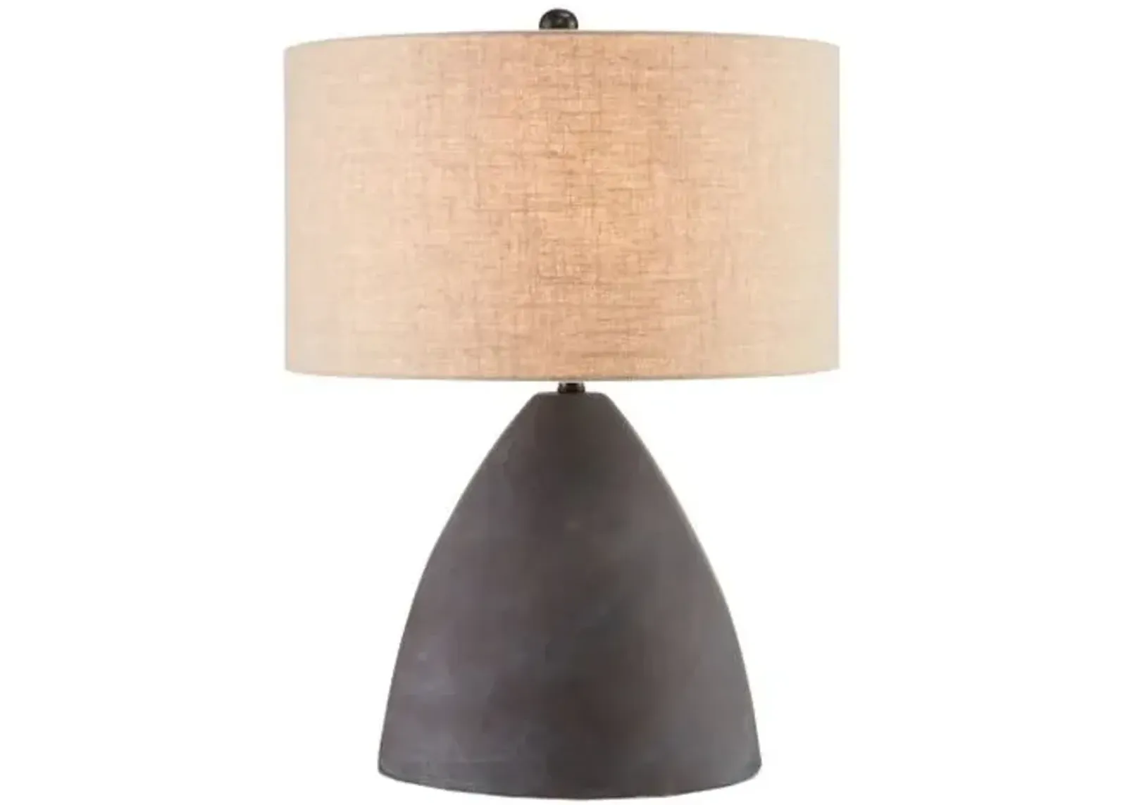 Zea Table Lamp - Antique Black - Currey & Company