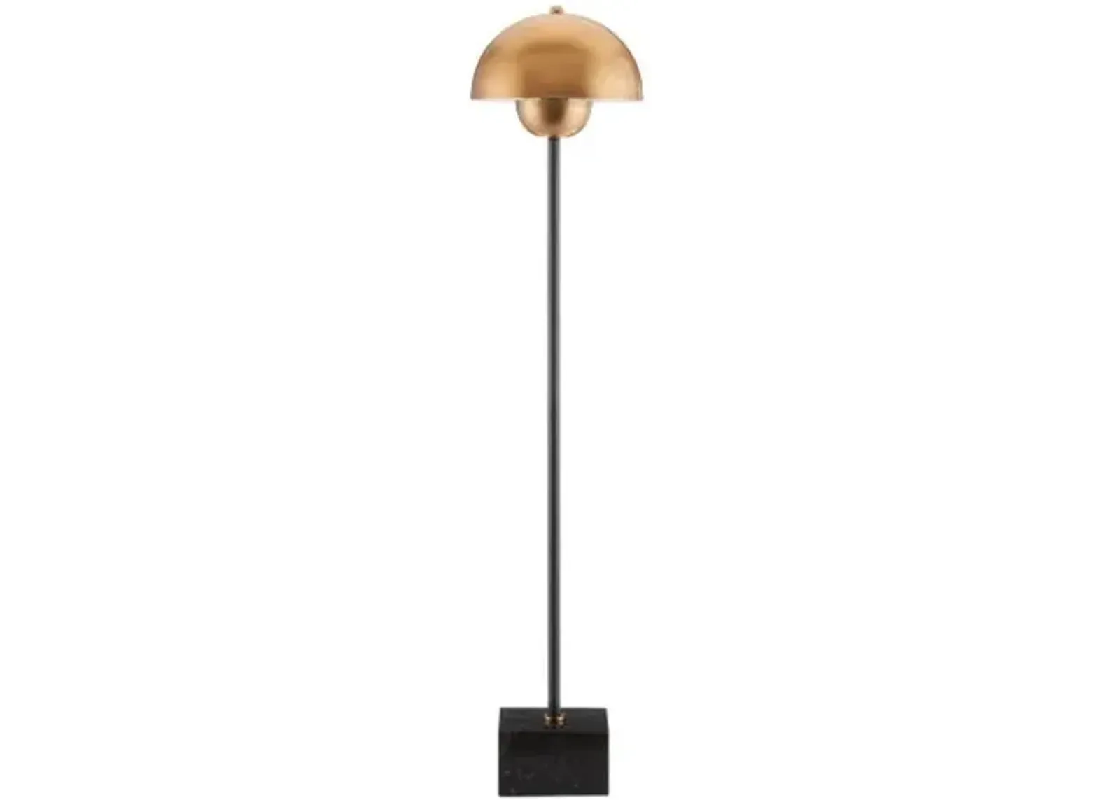 La Rue Table Lamp - Brushed Brass/Black - Currey & Company - Gold