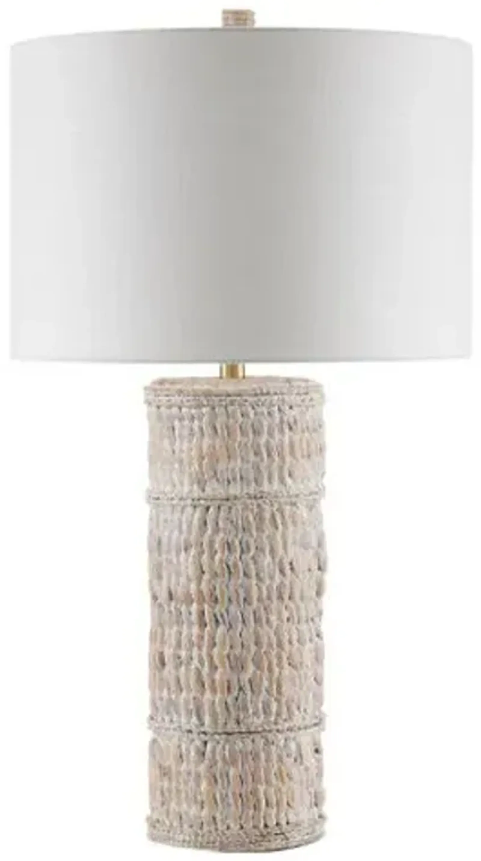 Azores Water Hyacinth Table Lamp - White - Currey & Company