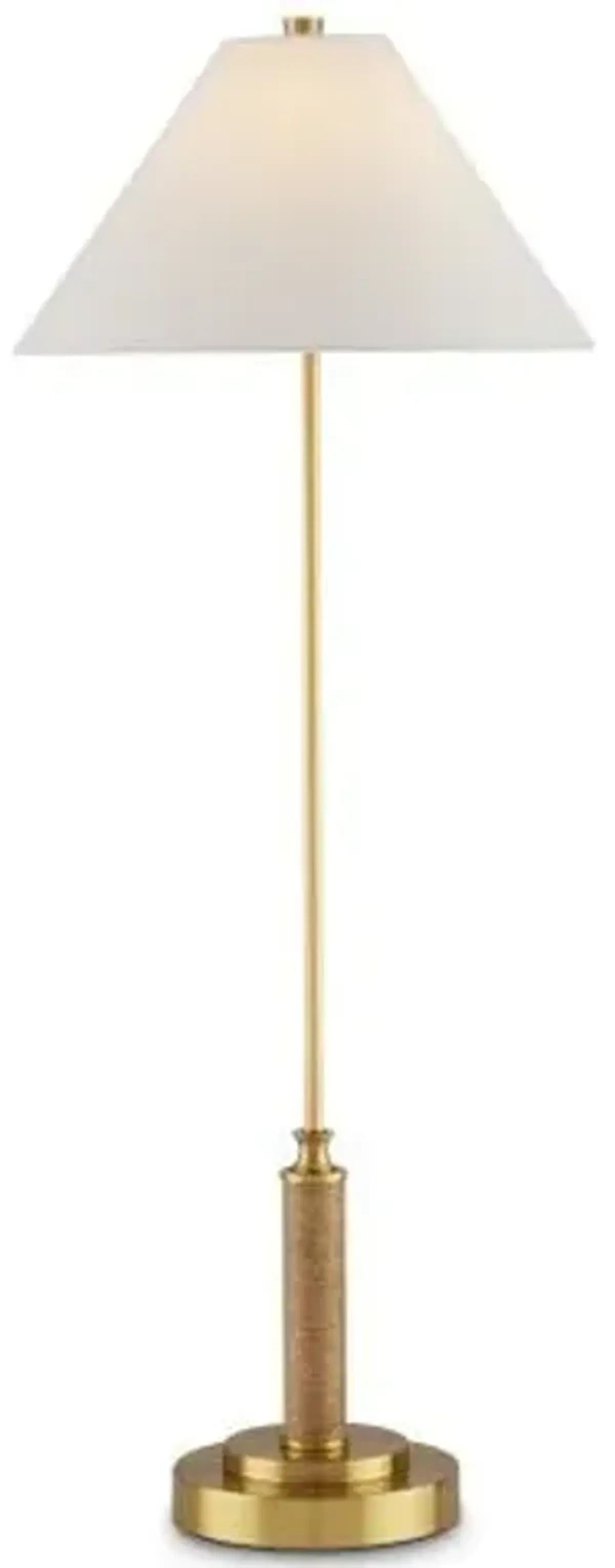 Ippolito Console Lamp - Antique Brass - Currey & Company - Brown