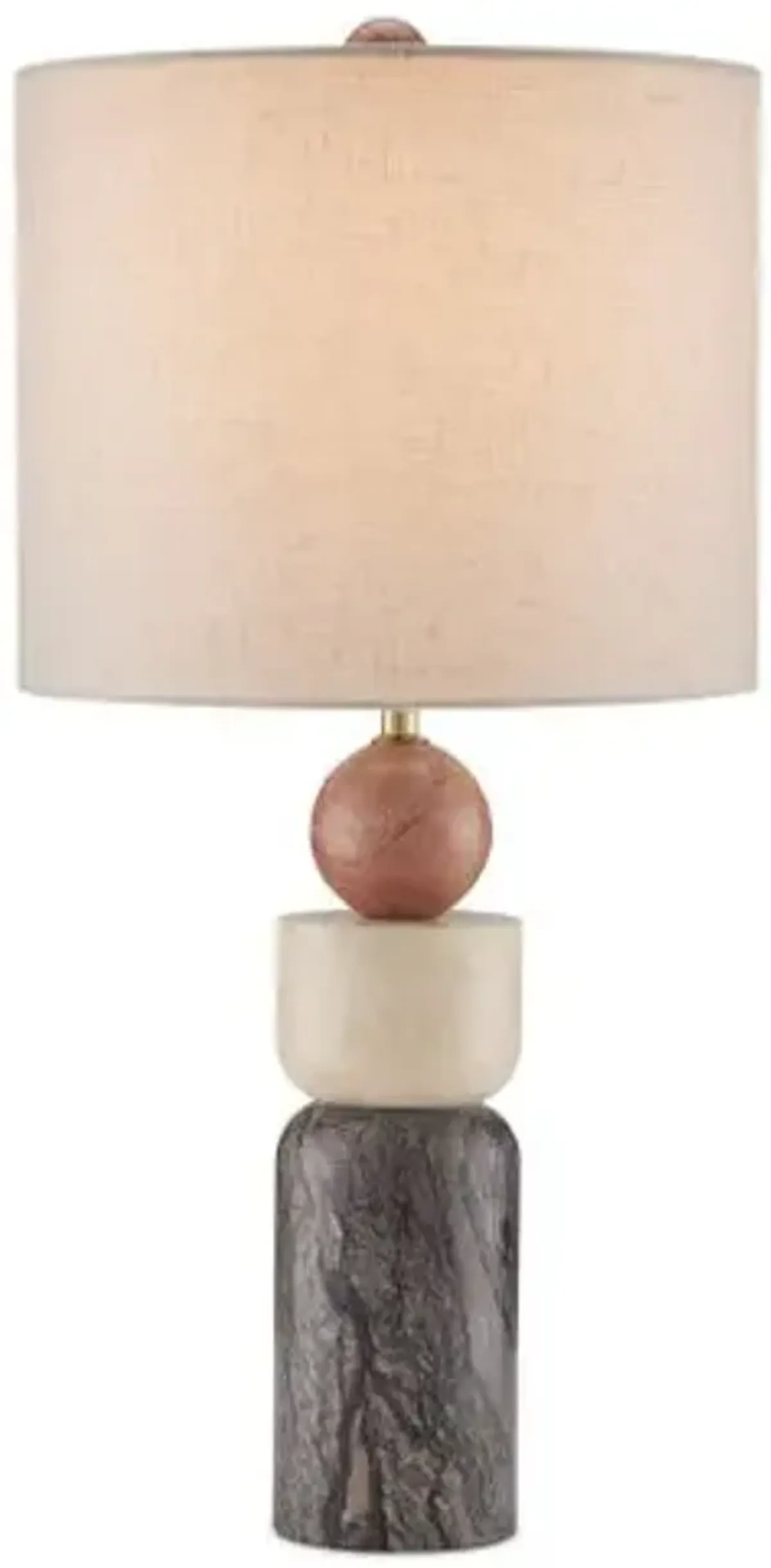 Moreno Table Lamp - Natural - Currey & Company - Black