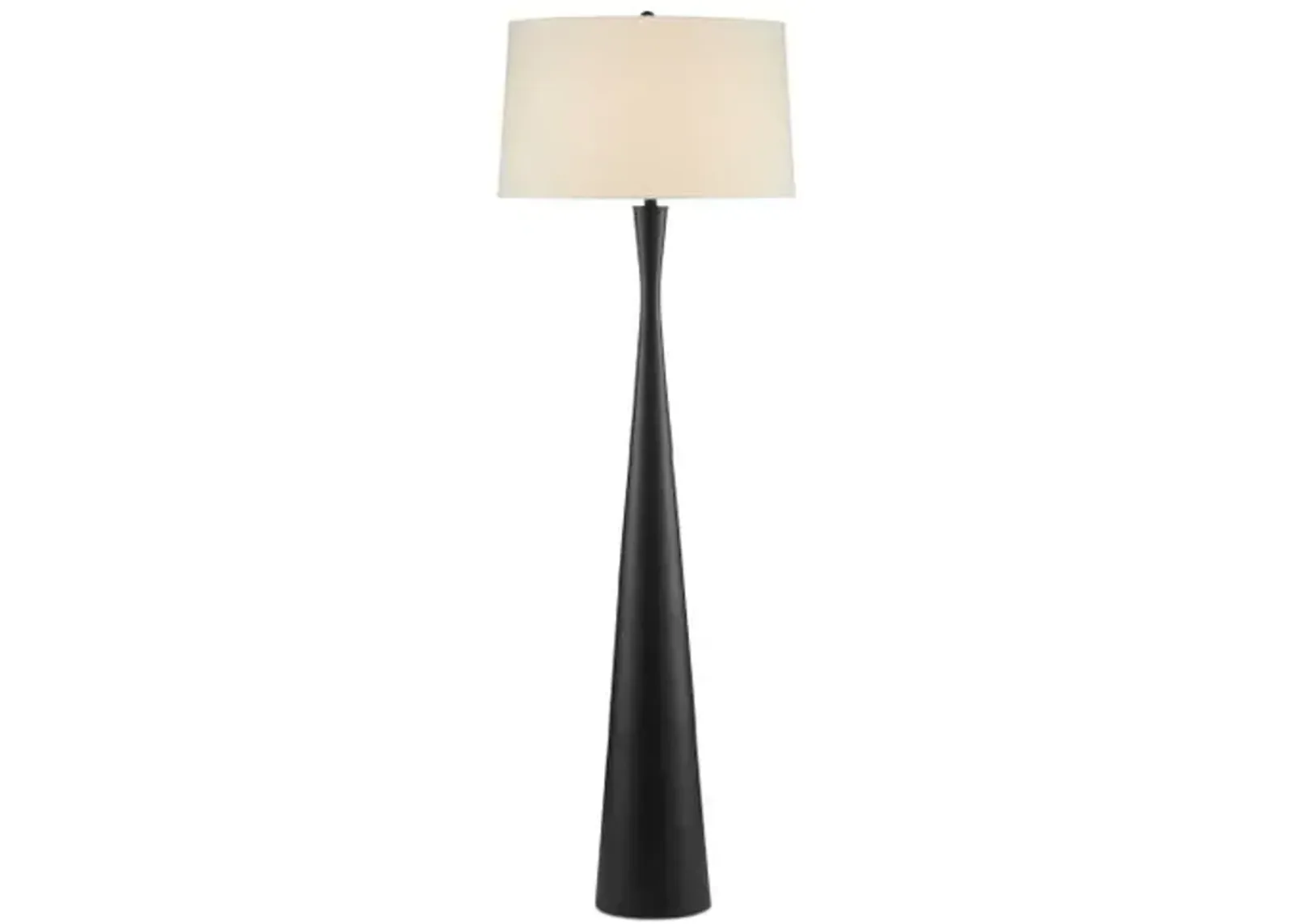 Montenegro Floor Lamp - Matte Black - Currey & Company