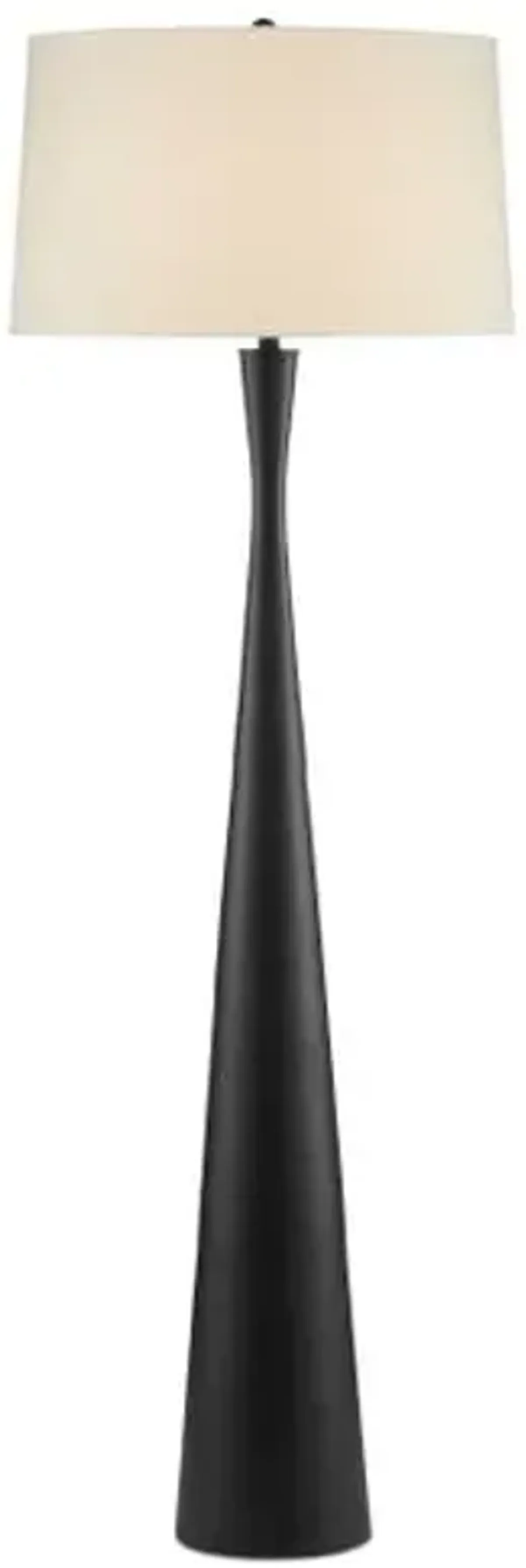 Montenegro Floor Lamp - Matte Black - Currey & Company