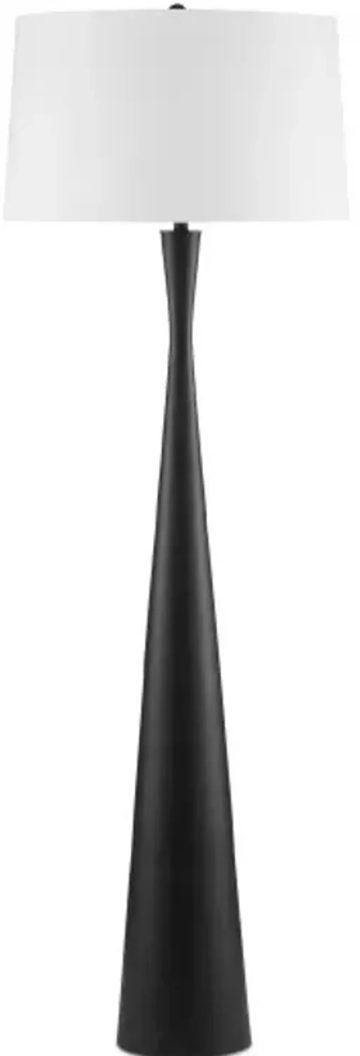 Montenegro Floor Lamp - Matte Black - Currey & Company