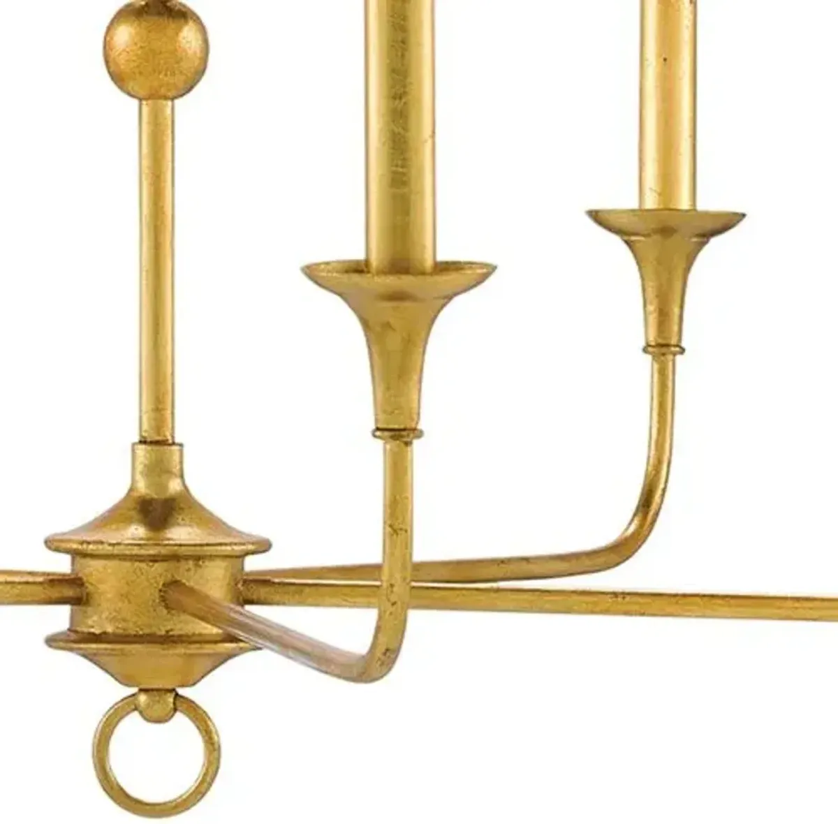 Nottaway Chandelier - Gold - Currey & Company