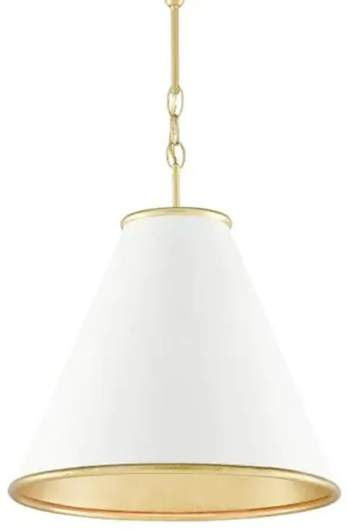 Pierrepont Small Pendant - Gesso White - Currey & Company