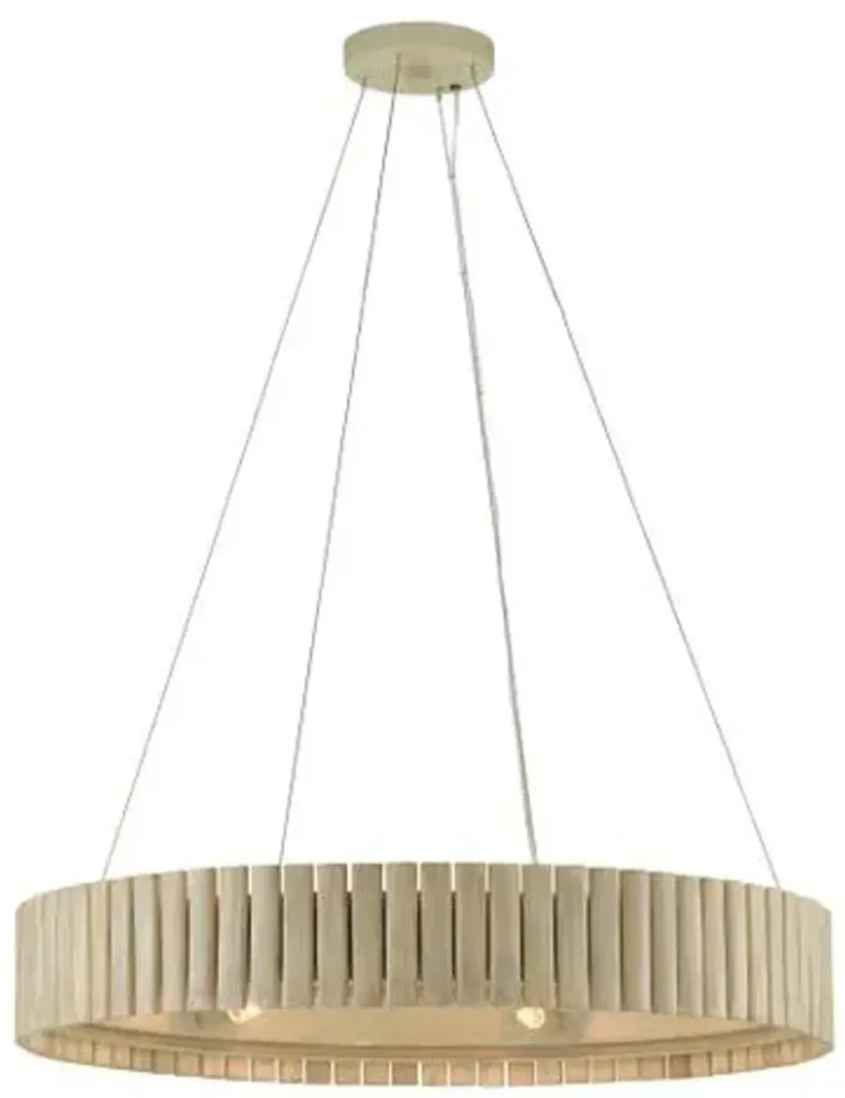 Tetterby Chandelier - Light Taupe/Smokewood - Currey & Company - Brown