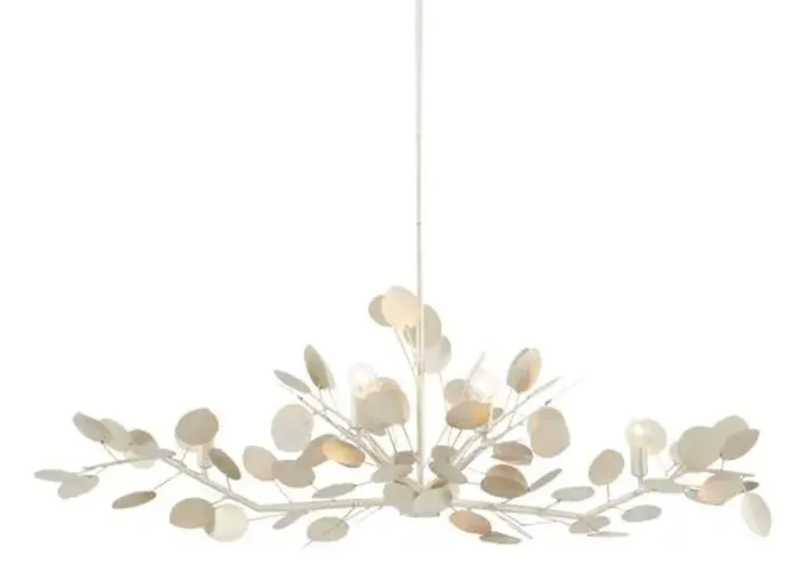 Lunaria Chandelier - Silver - Currey & Company