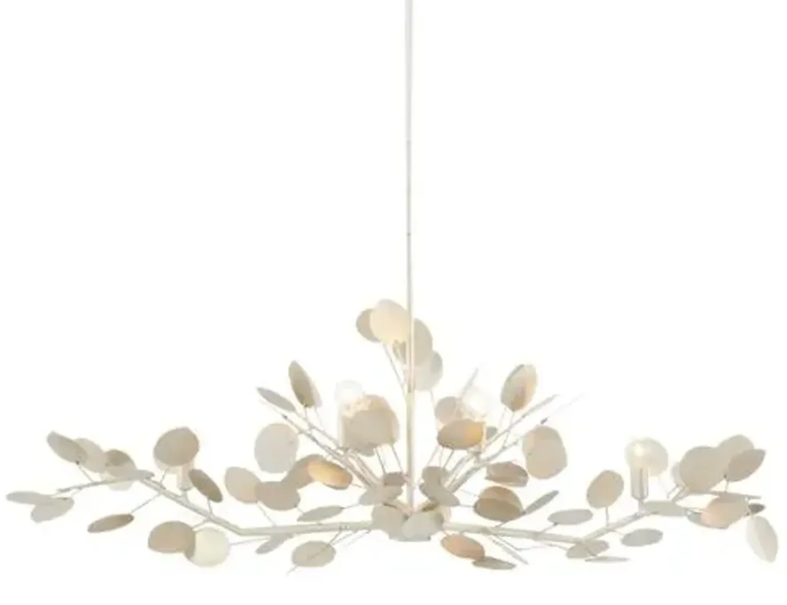 Lunaria Chandelier - Silver - Currey & Company