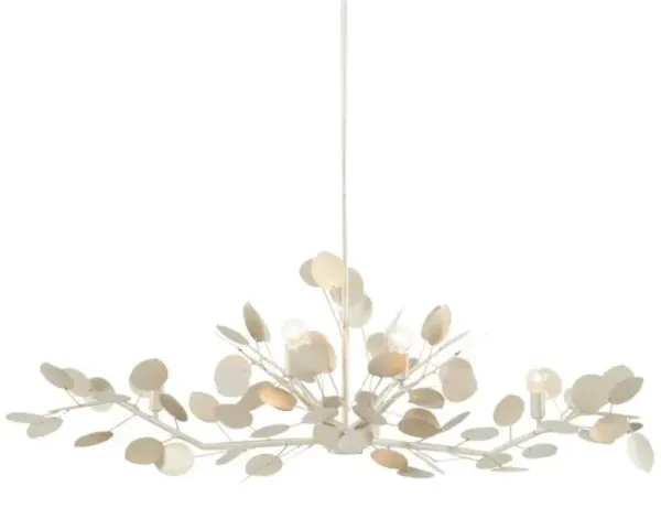 Lunaria Chandelier - Silver - Currey & Company