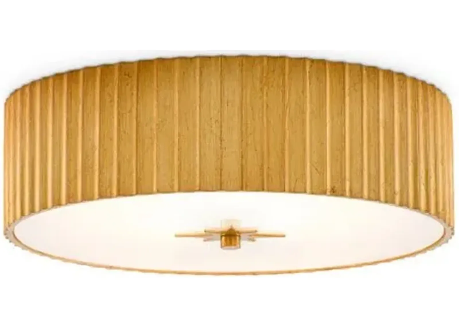 Caravel Flush Mount - Currey & Company - Gold