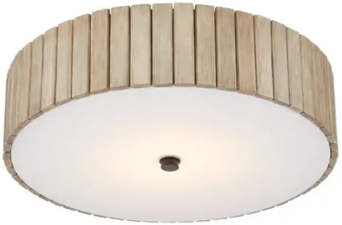 Tetterby Semi Flush Mount - Taupe - Currey & Company - Black