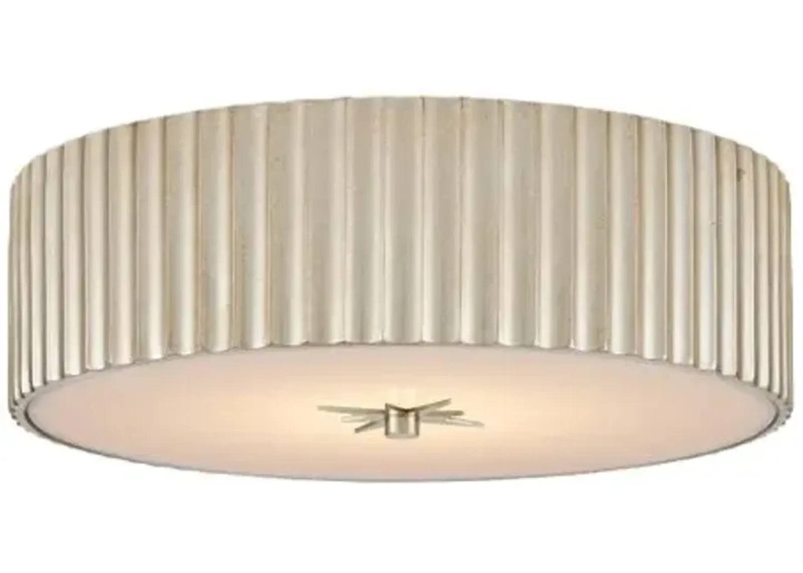 Caravel Flush Mount - Currey & Company - Silver