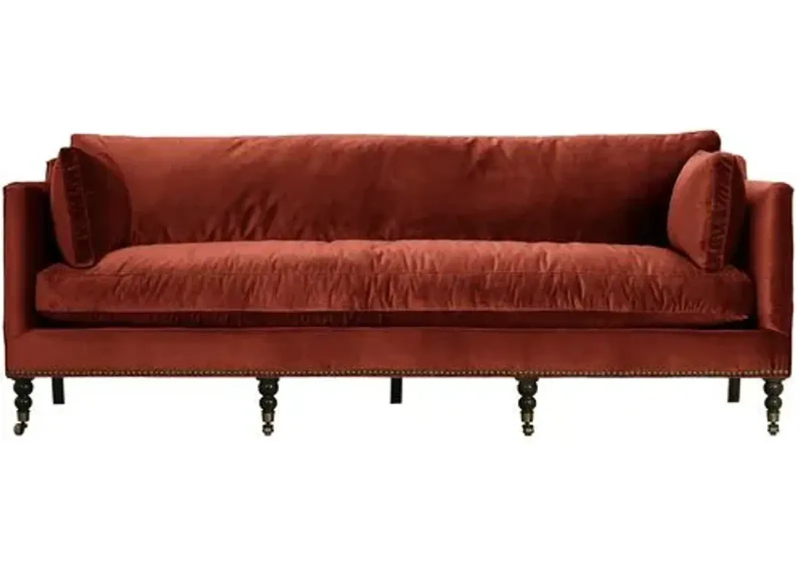 Margot 90" Velvet Sofa