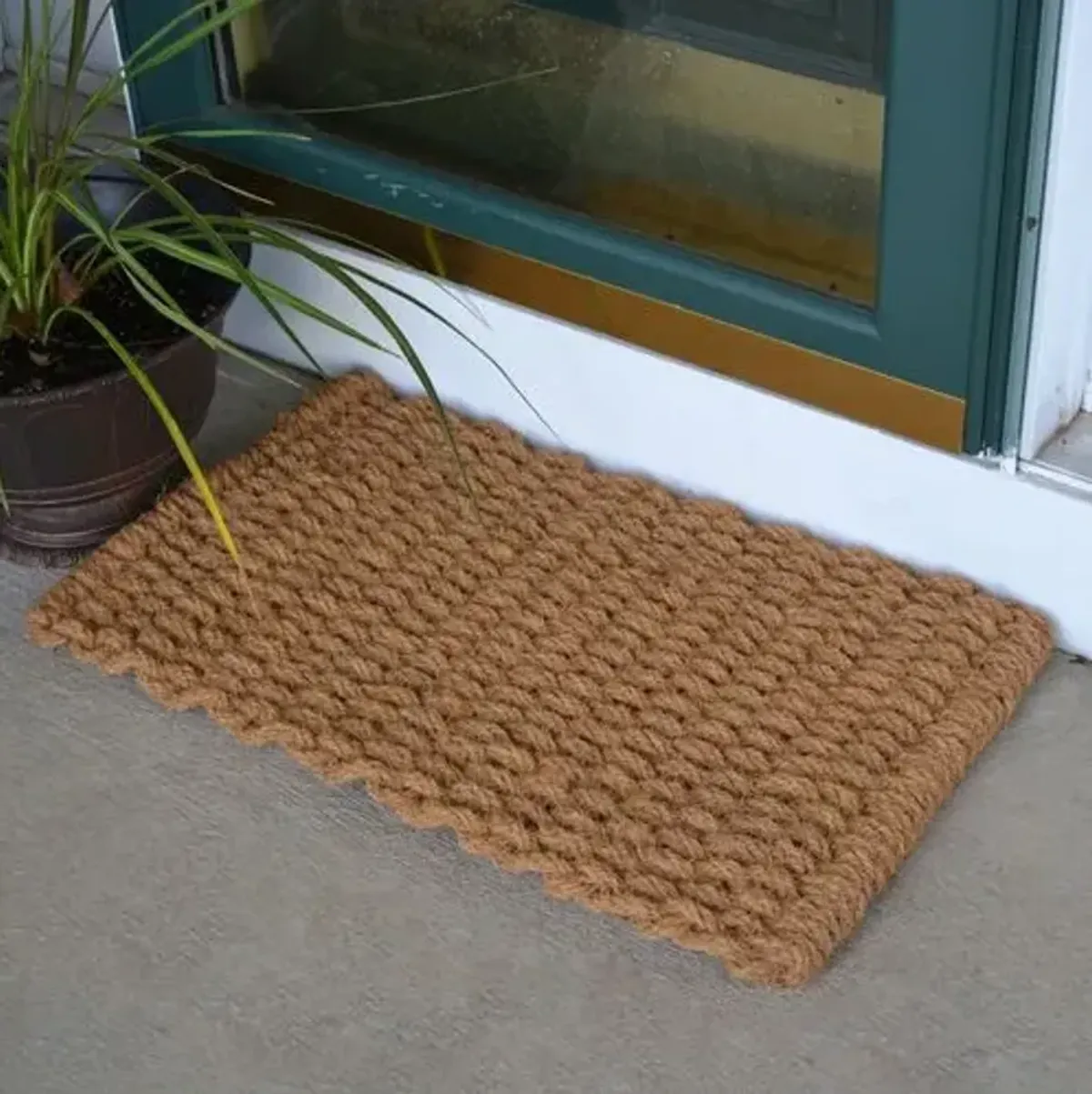 Embedded Rope Mat - Brown