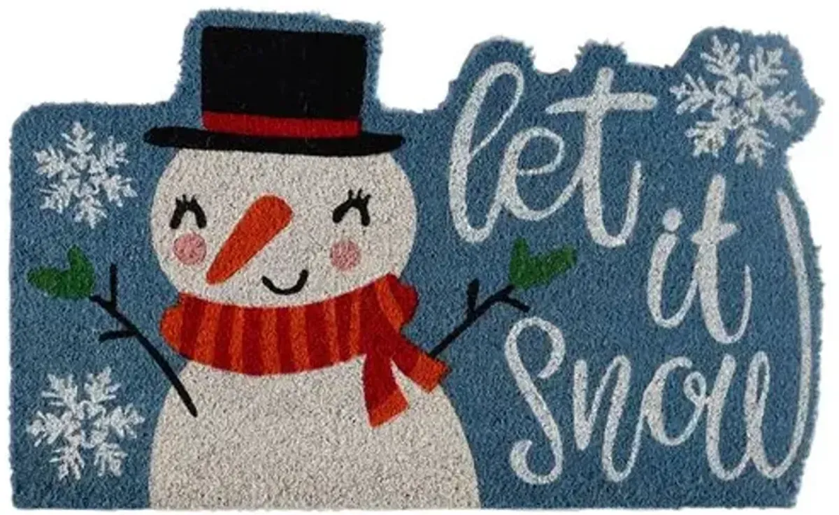 Let It Snow Doormatcolor - Multi